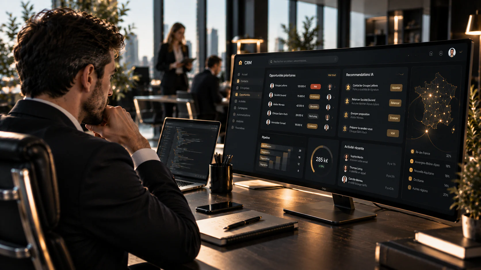 CRM augmenté par l'IA